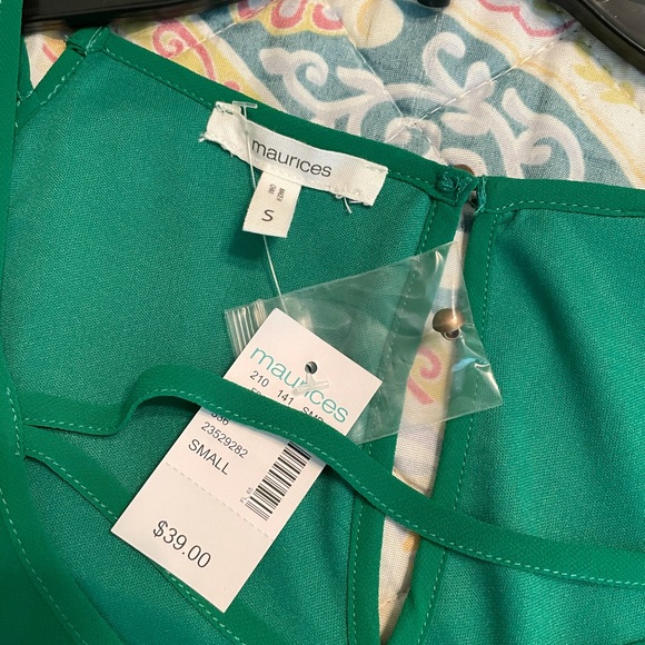 NWT. Maurice’s, size small. Green dress. - Picture 4 of 5